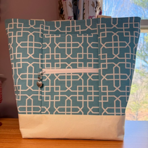 Aqua Blue Summer Tote