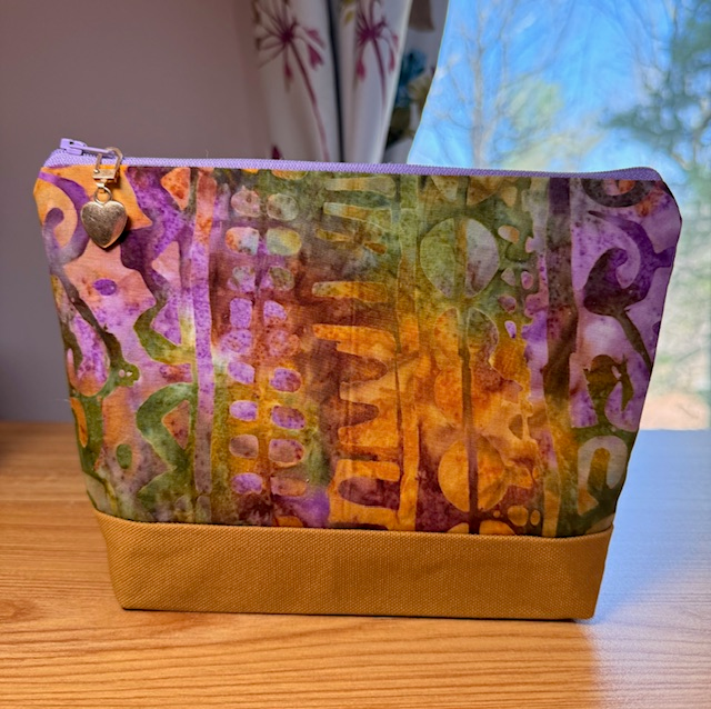 Multi-Colored Make-Up Bag